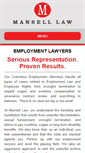 Mobile Screenshot of ohio-employmentlawyer.com