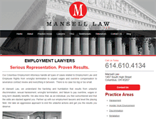 Tablet Screenshot of ohio-employmentlawyer.com